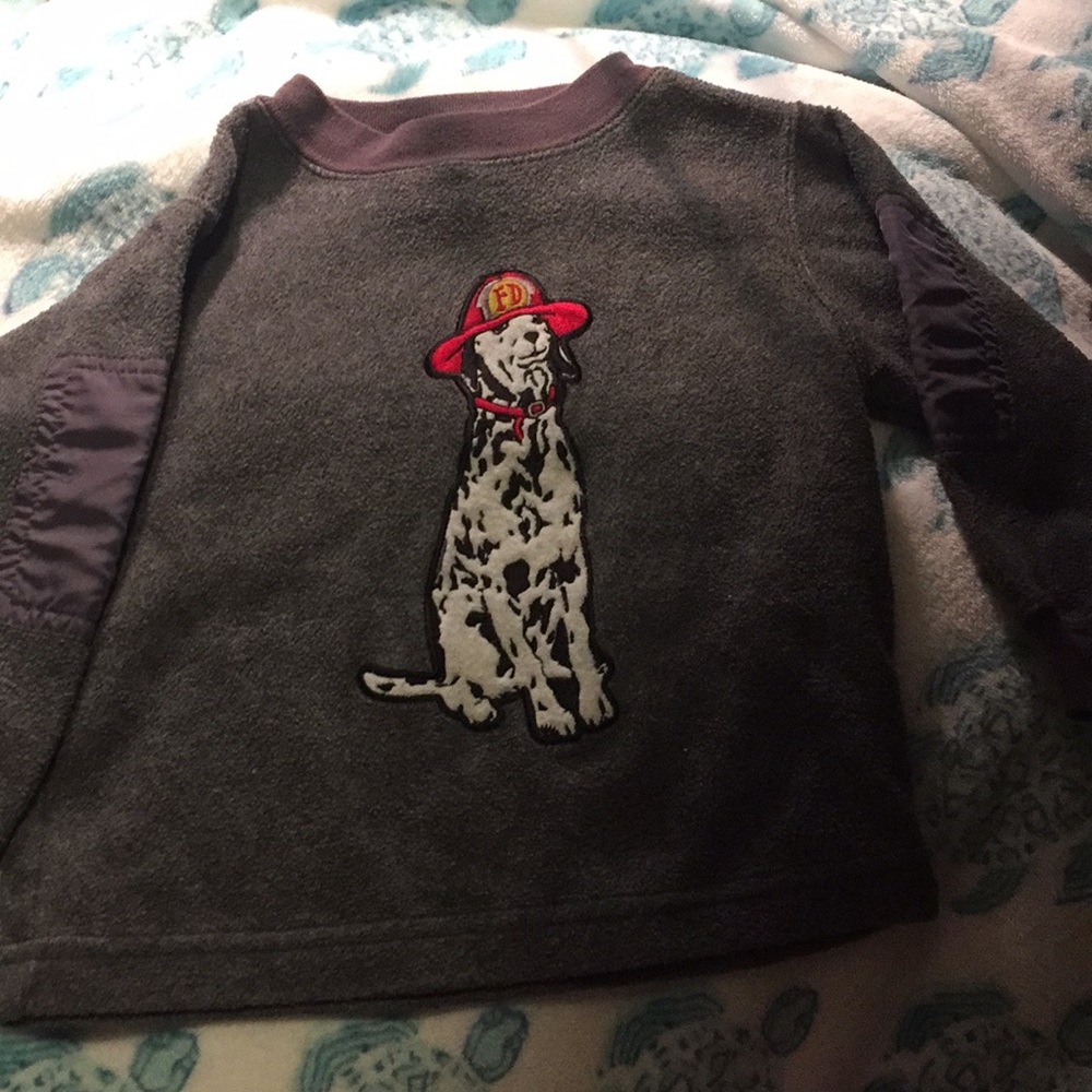 Tiny Tolls Dalmatian Sweater sweatshirt 24 months
